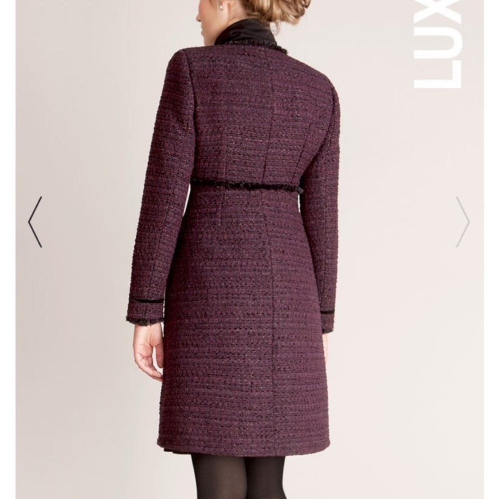 Seraphine Marina Sparkle Tweed Coat - ASO Kate Middleton Size 6 - Picture 4 of 8